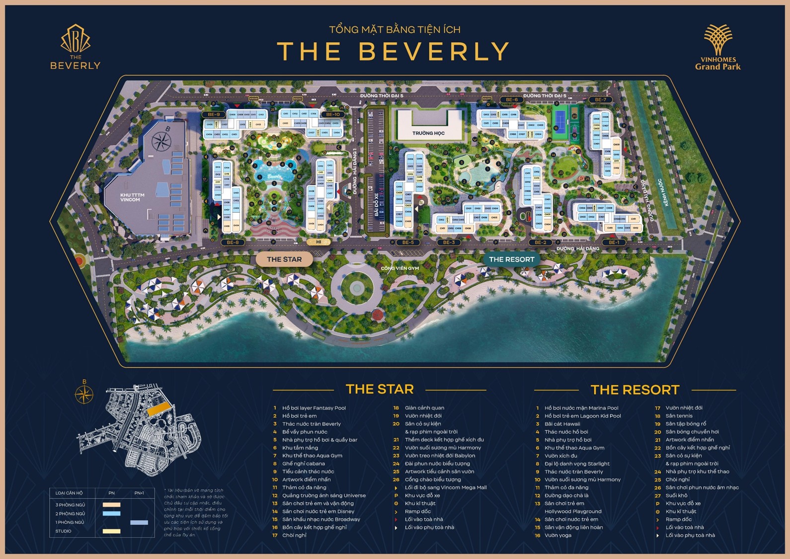 Mặt bằng The Beverly Vinhomes Grand Park